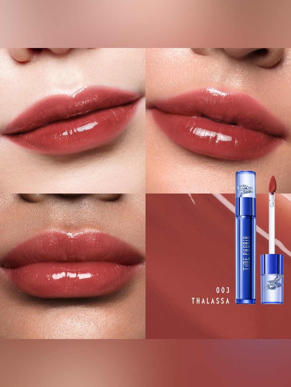 TIME PHORIA Aphrodite Everlasting Glossy Tint – Shade 003 Thalassa – NEW